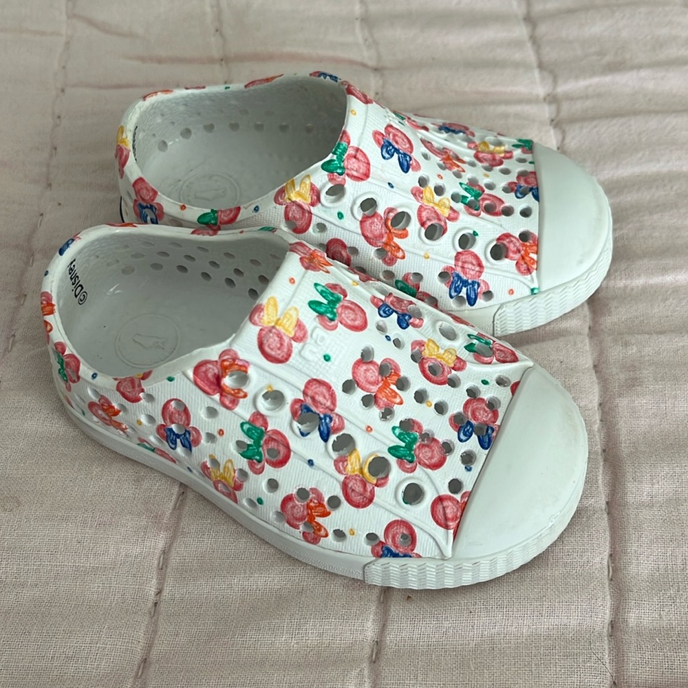 Native shoes – size 4. Disney theme